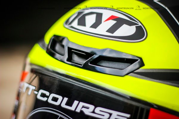 nón bảo hiểm fullface kyt tt-course electron yellow