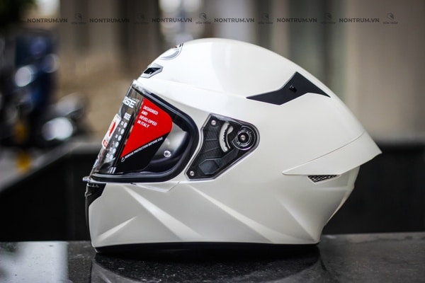 nón bảo hiểm fullface kyt tt-course trắng