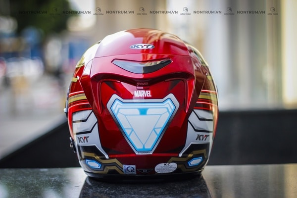 nón bảo hiểm 3/4 kyt venom ironman