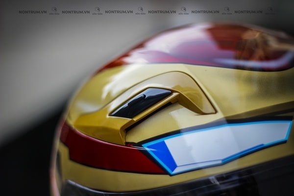 nón bảo hiểm 3/4 kyt venom ironman