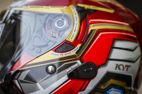 nón bảo hiểm 3/4 kyt venom ironman