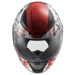 nón bảo hiểm fullface ls2 ff353 rapid circle trắng đỏ