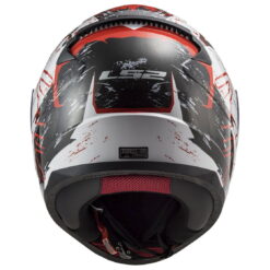 nón bảo hiểm fullface ls2 ff353 rapid circle trắng đỏ