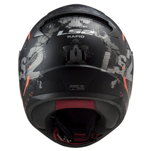nón bảo hiểm fullface ls2 ff353 rapid circle đen