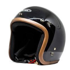 Nón avex Pronto đen bóng