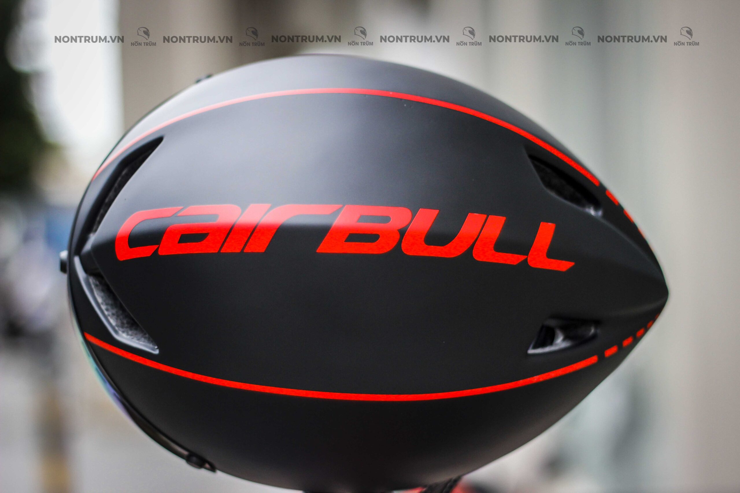 nón bảo hiểm cairbull đen đỏ 6
