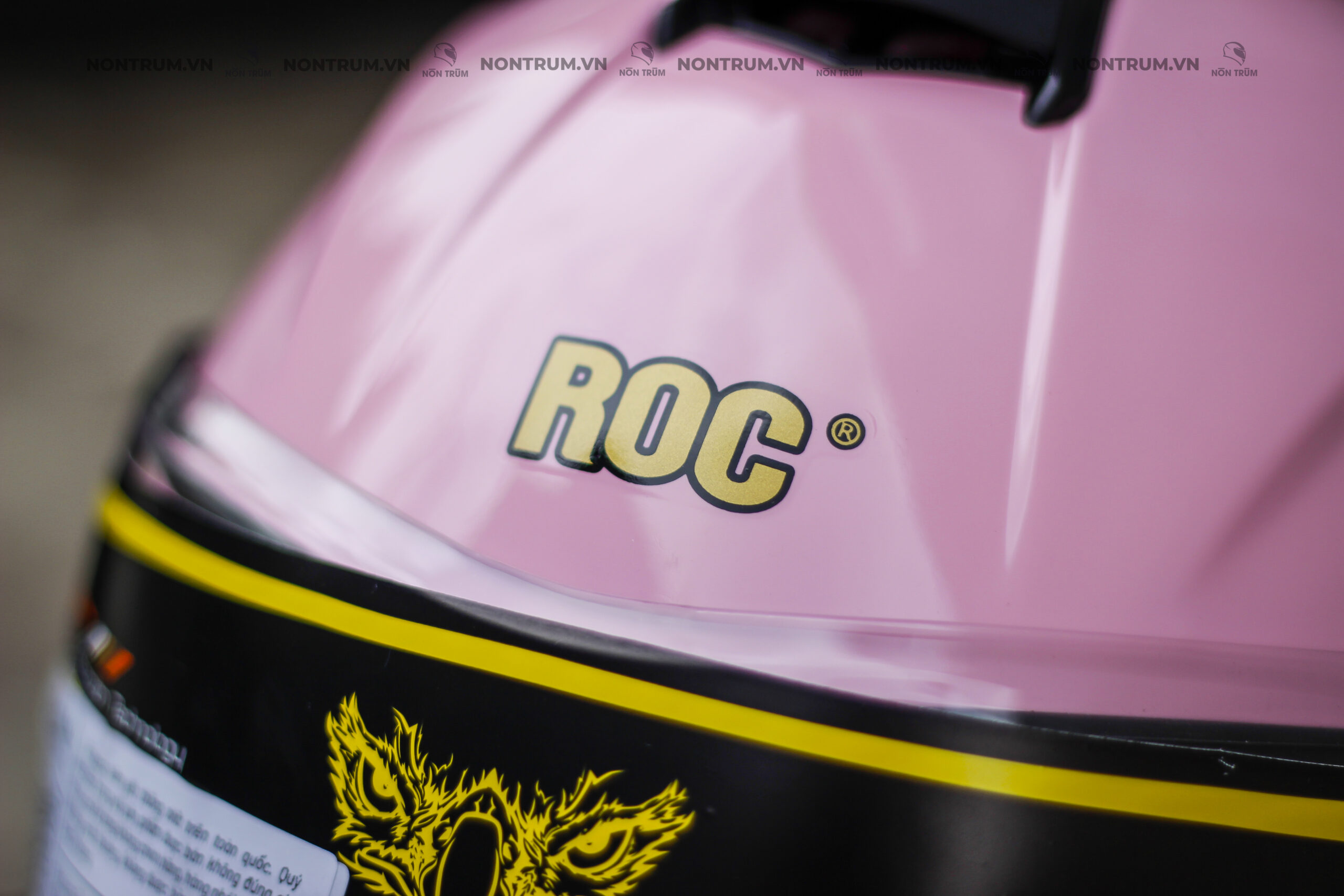 nón ROC R06 hồng 2