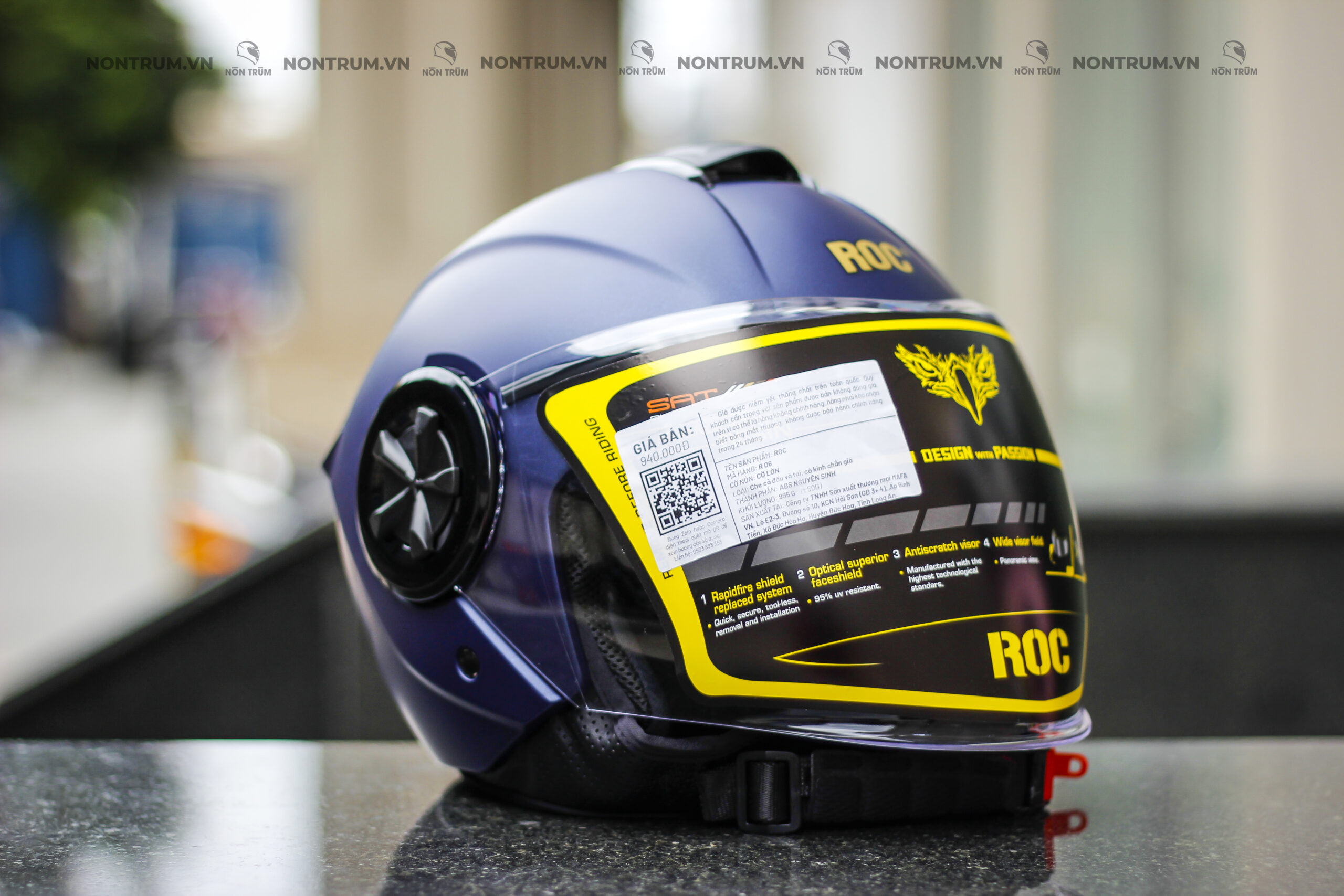 nón ROC R06 xanh mực 2