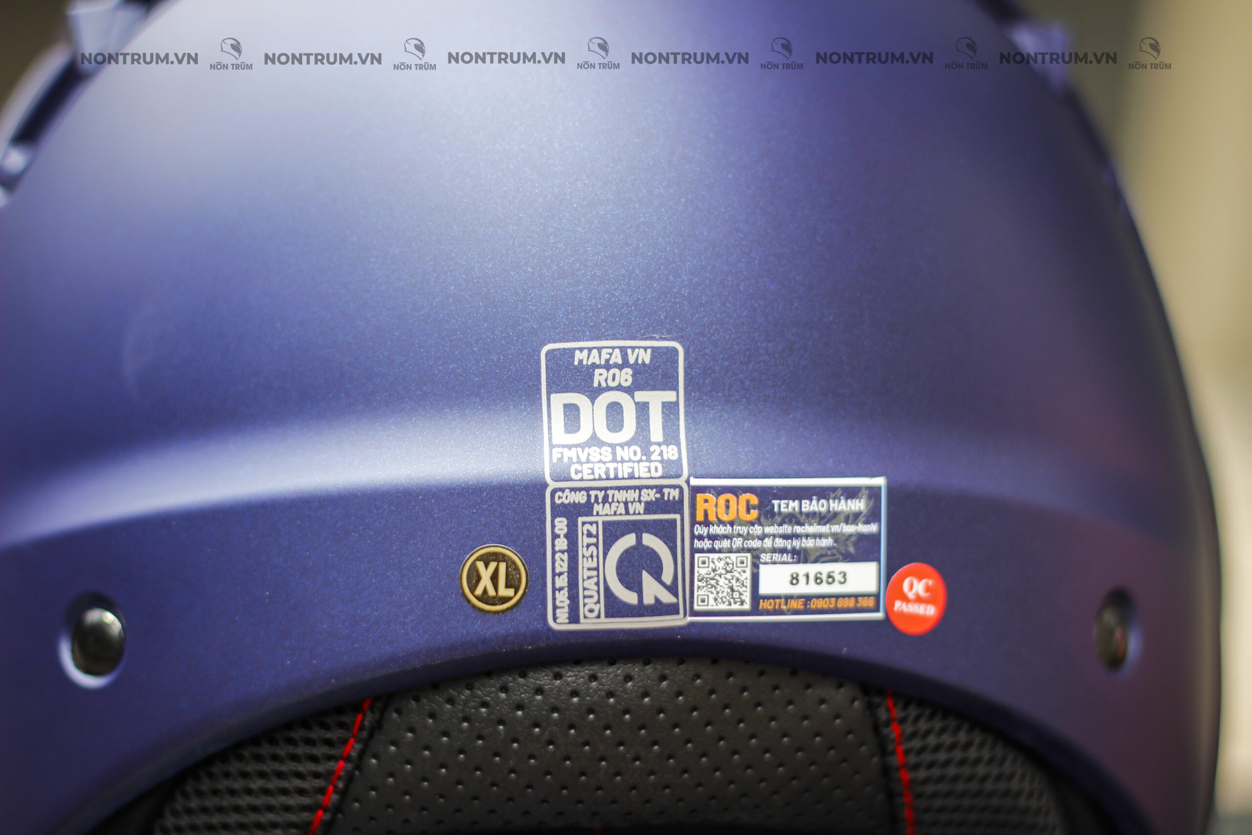 nón ROC R06 xanh mực 2