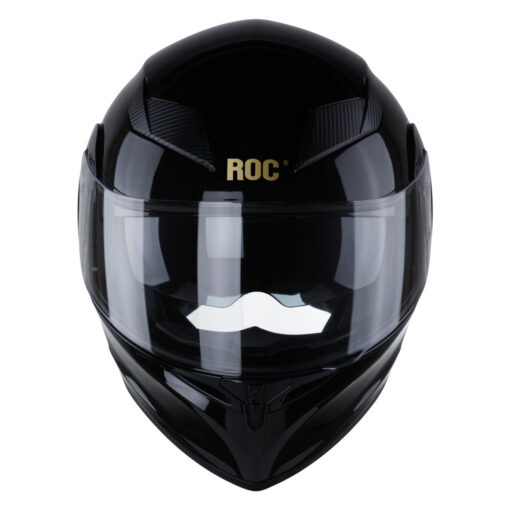 nón roc r04 đen bóng