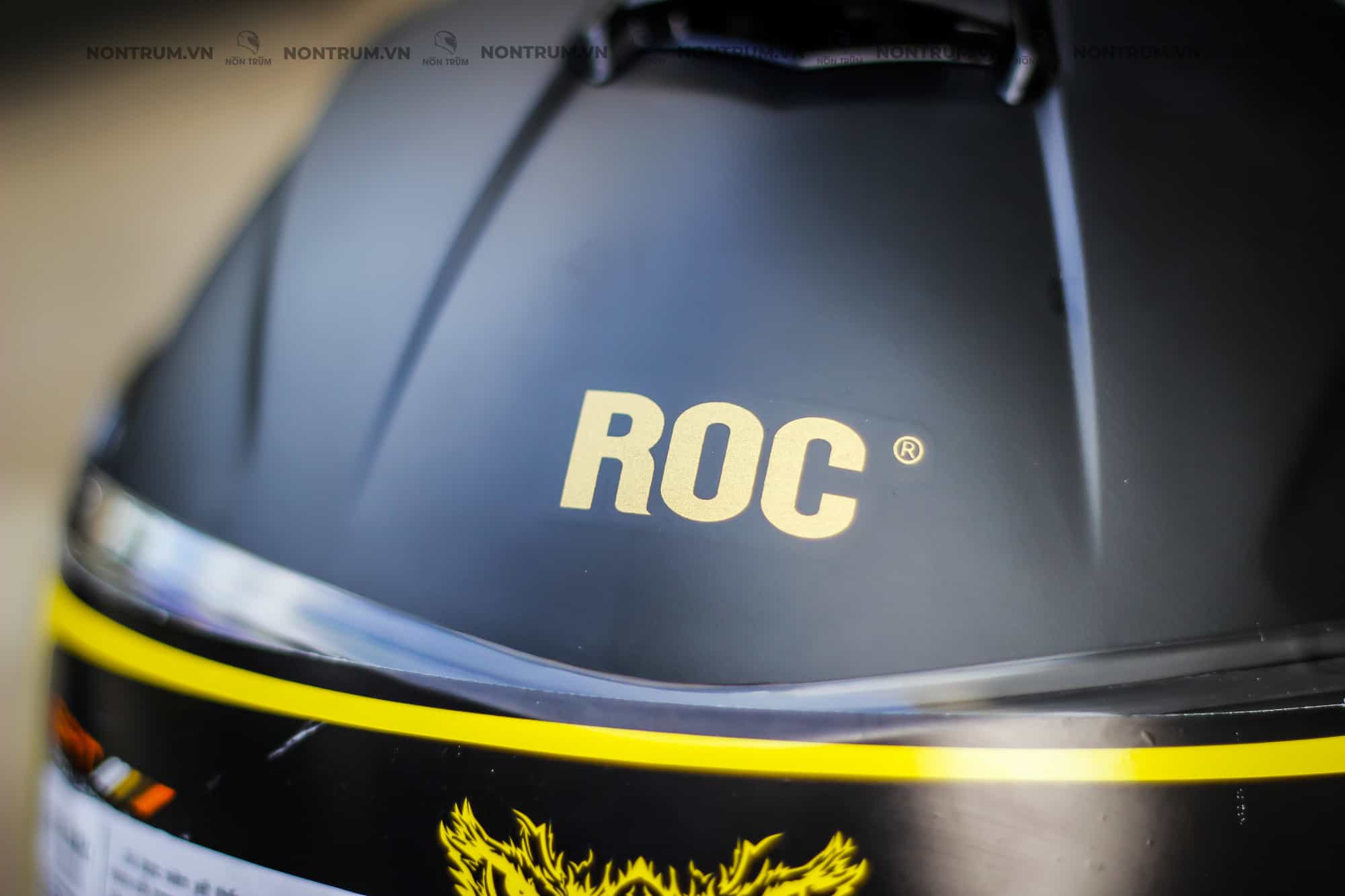 nón roc r06 đen nhám 1