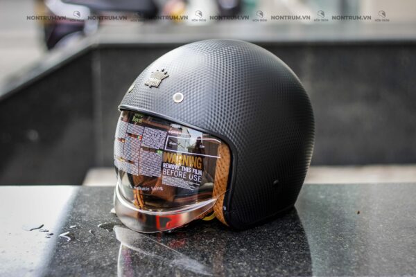 nón royal m139 vân carbon