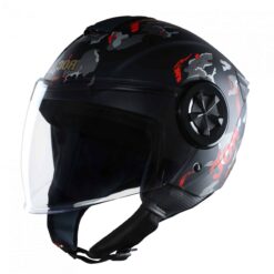nón roc r06 camo đỏ nhám