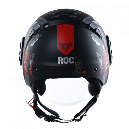 nón roc r06 camo đỏ nhám