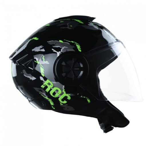nón roc r06 camo xanh bóng