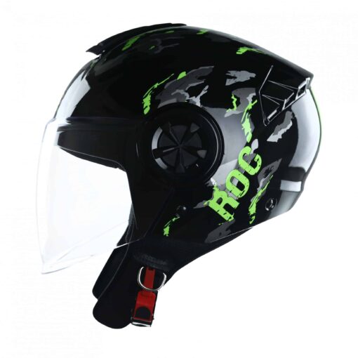 nón roc r06 camo xanh bóng