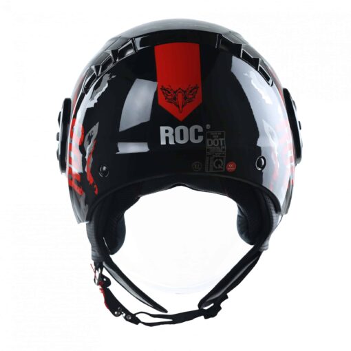 nón roc r06 camo đỏ bóng