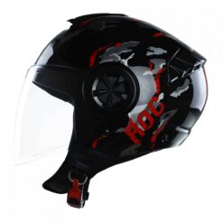 nón roc r06 camo đỏ bóng