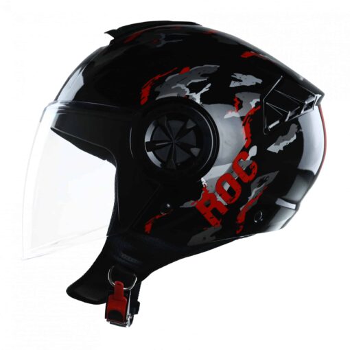nón roc r06 camo đỏ bóng