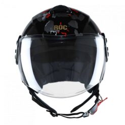 nón roc r06 camo đỏ bóng