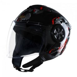 nón roc r06 camo đỏ bóng