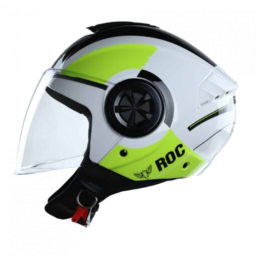 nón roc r06 trắng xanh