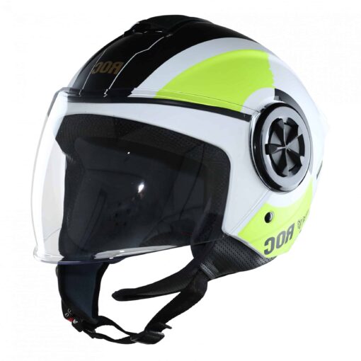 nón roc r06 trắng xanh