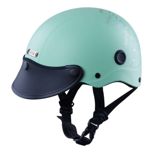 nón bảo hiểm sơn Rona Dino xanh