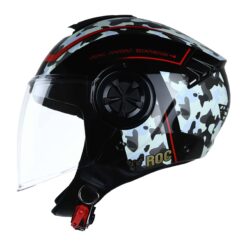 nón ROC R06 camo xám đỏ 1