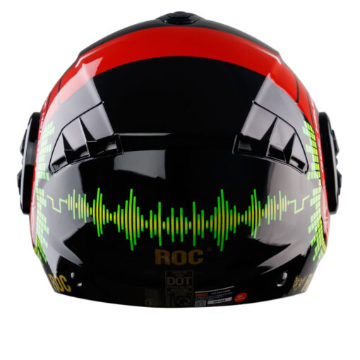 nón roc r06 headphone đỏ bóng