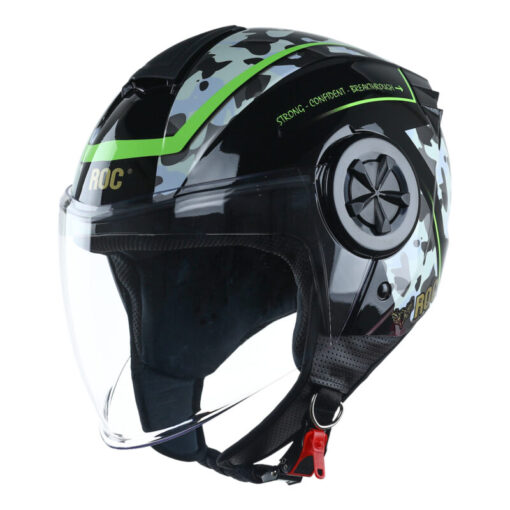 nón roc r06 camo xám