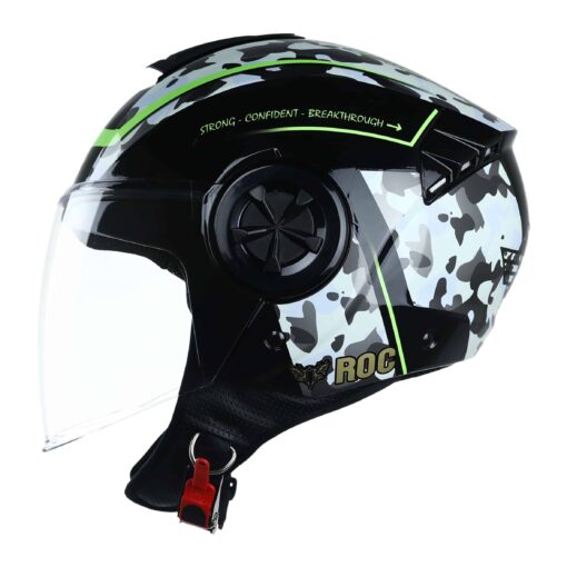 nón roc r06 camo xám
