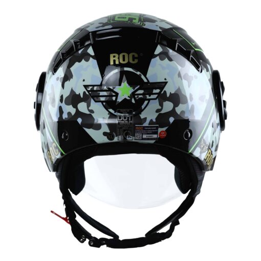 nón roc r06 camo xám