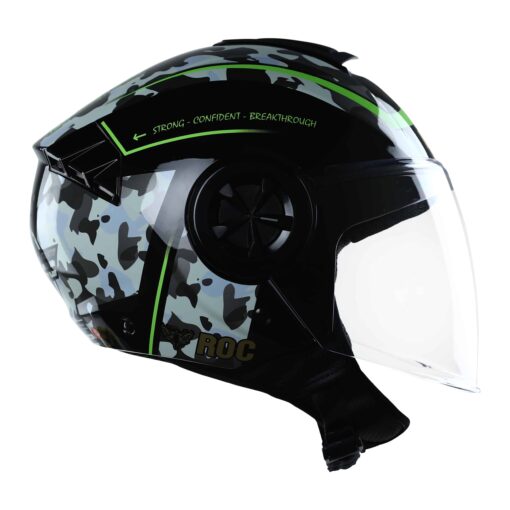 nón roc r06 camo xám