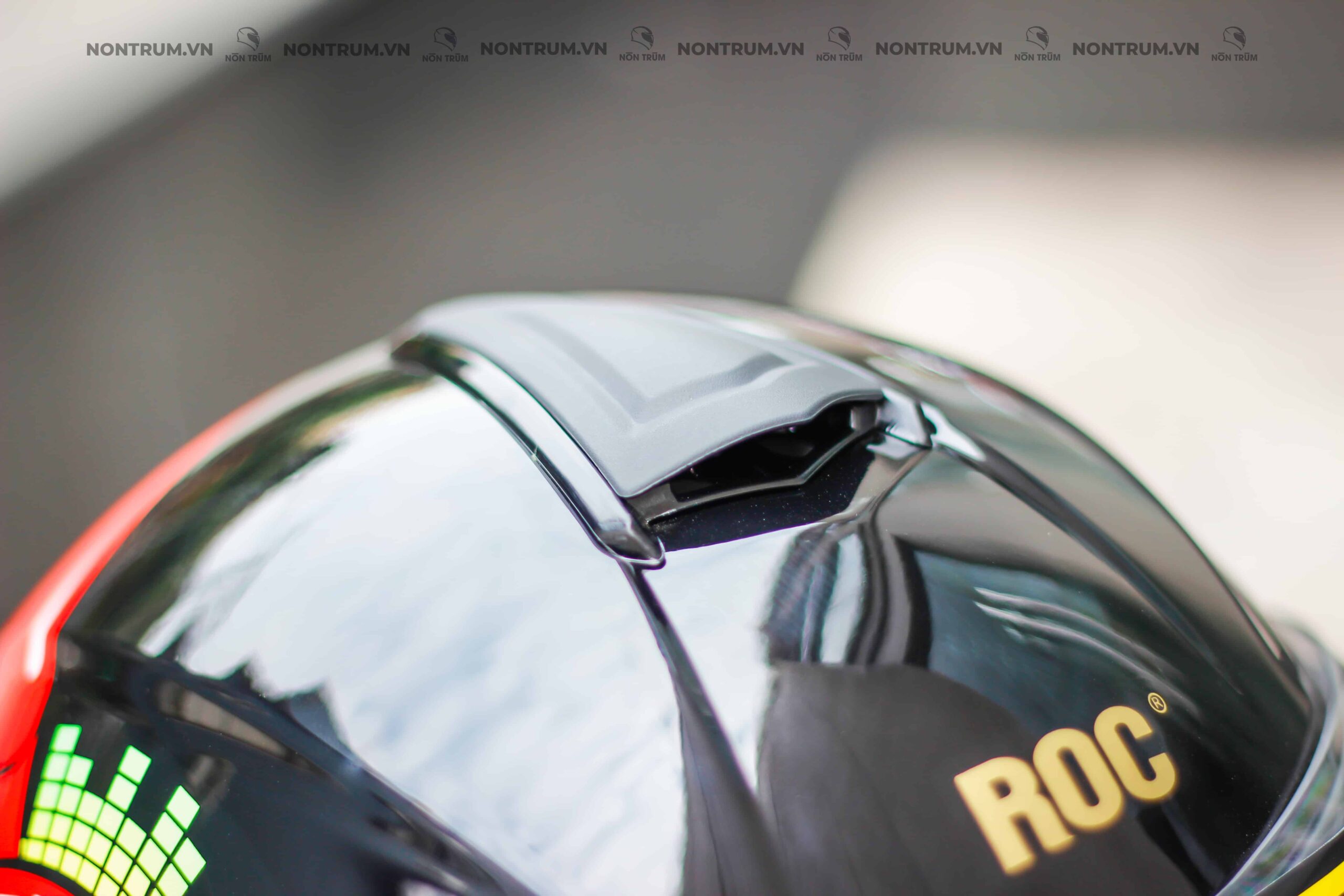 nón roc r06 headphone đỏ 10