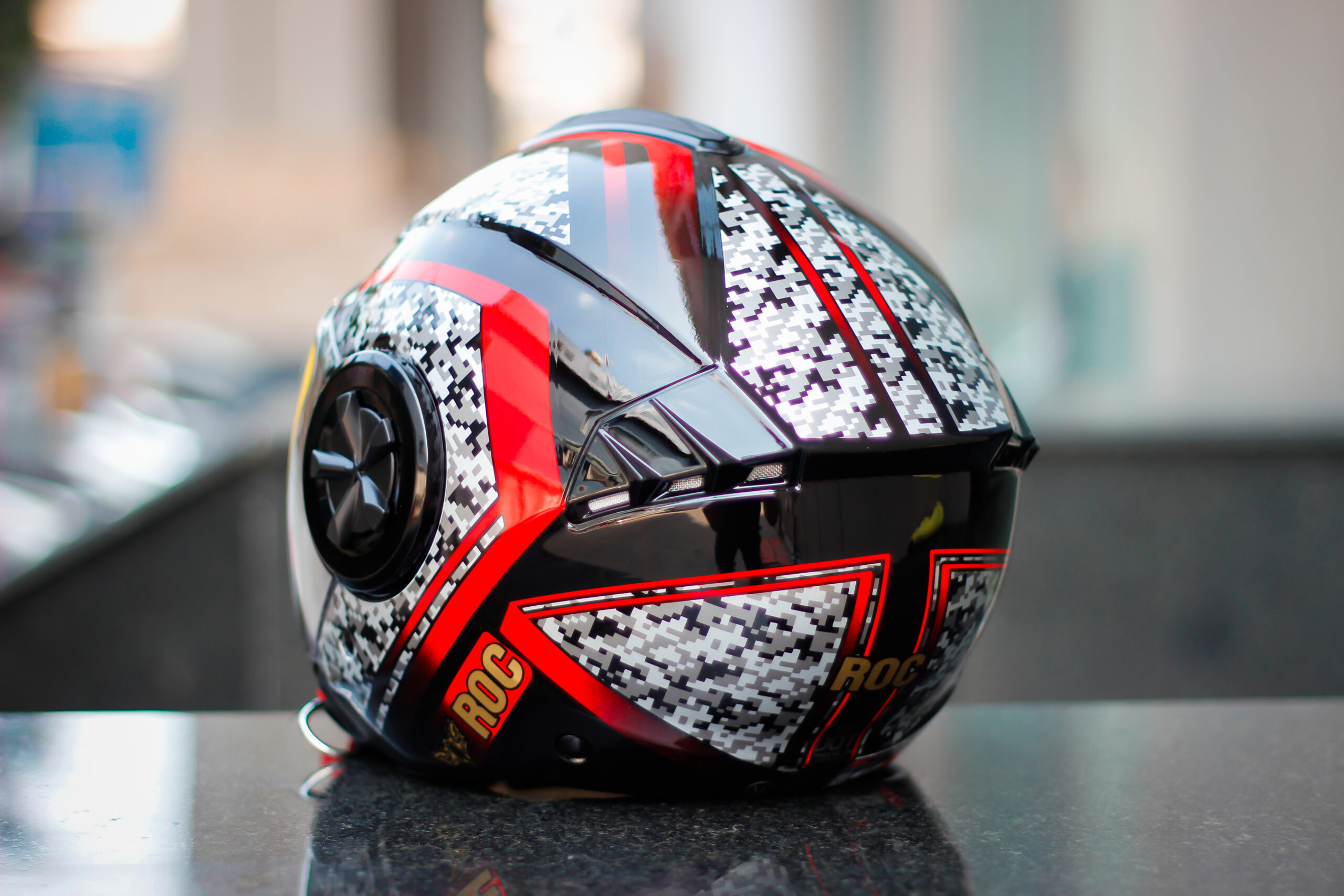 nón roc r06 V4 đỏ