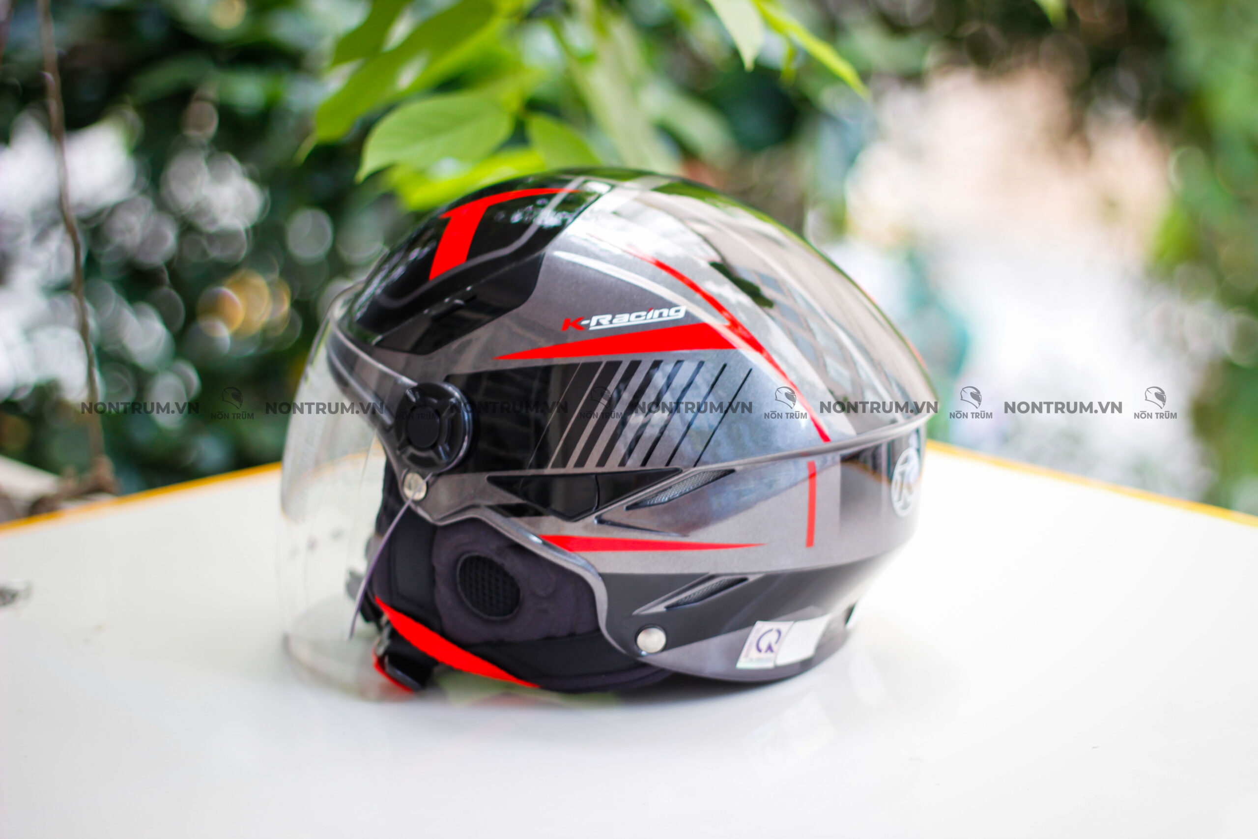 kyt tiger xám đỏ