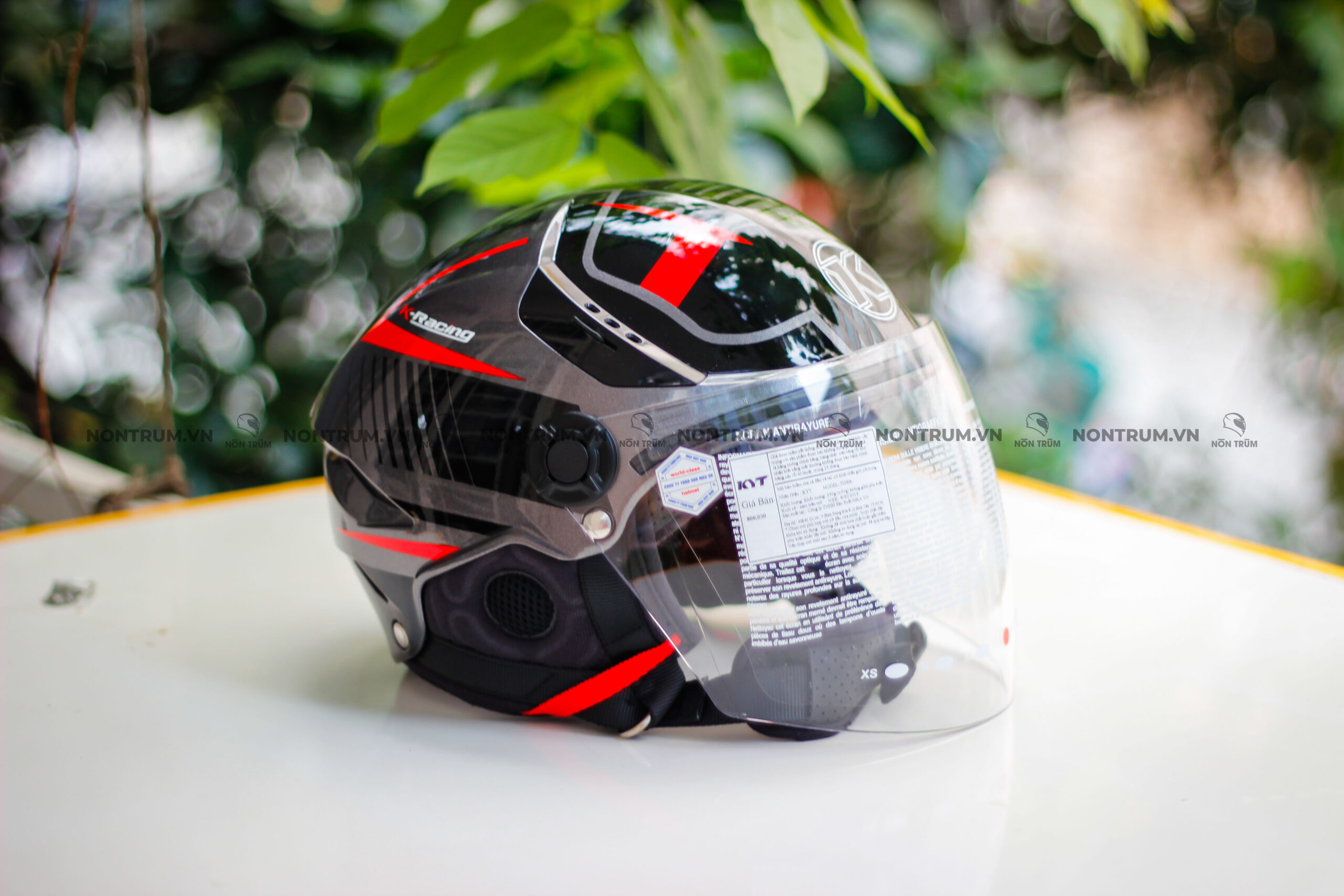 kyt tiger xám đỏ