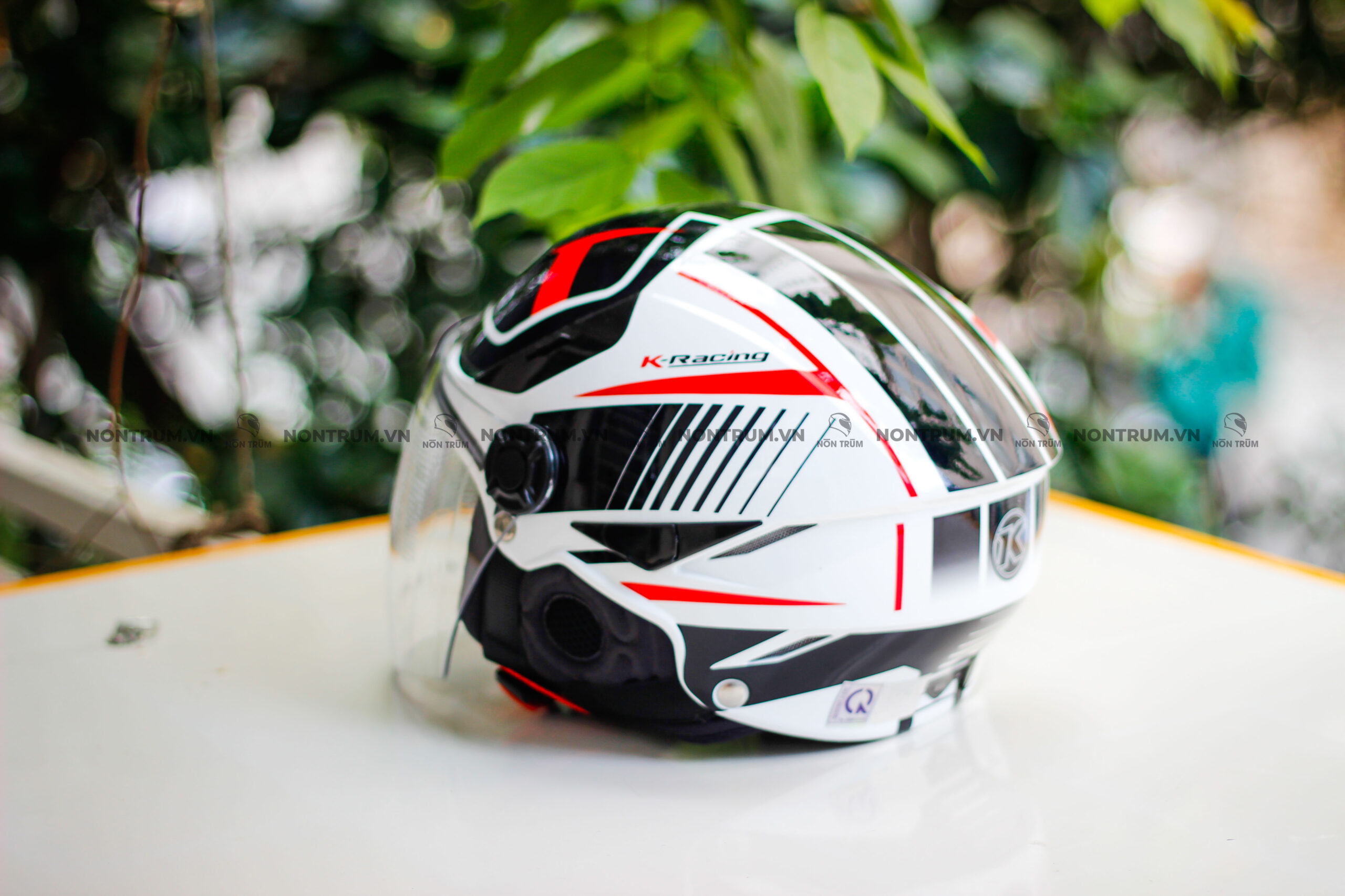 kyt tiger trắng đỏ