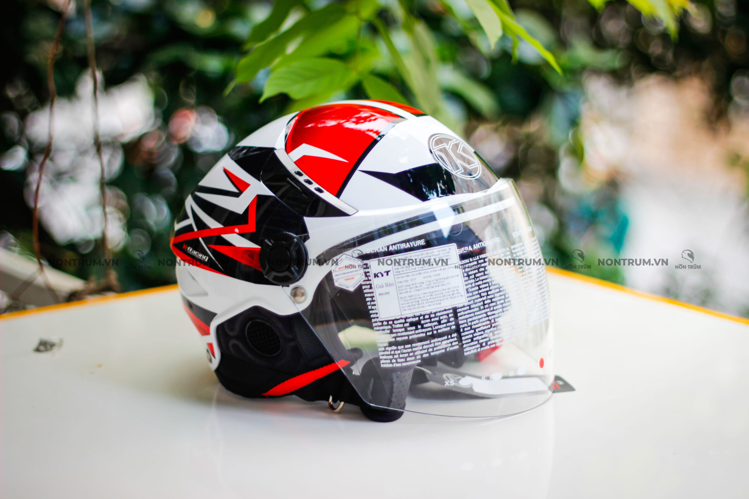 kyt tiger đỏ trắng