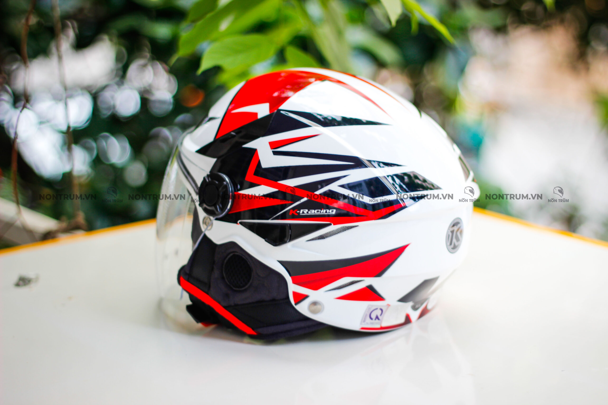 kyt tiger đỏ trắng