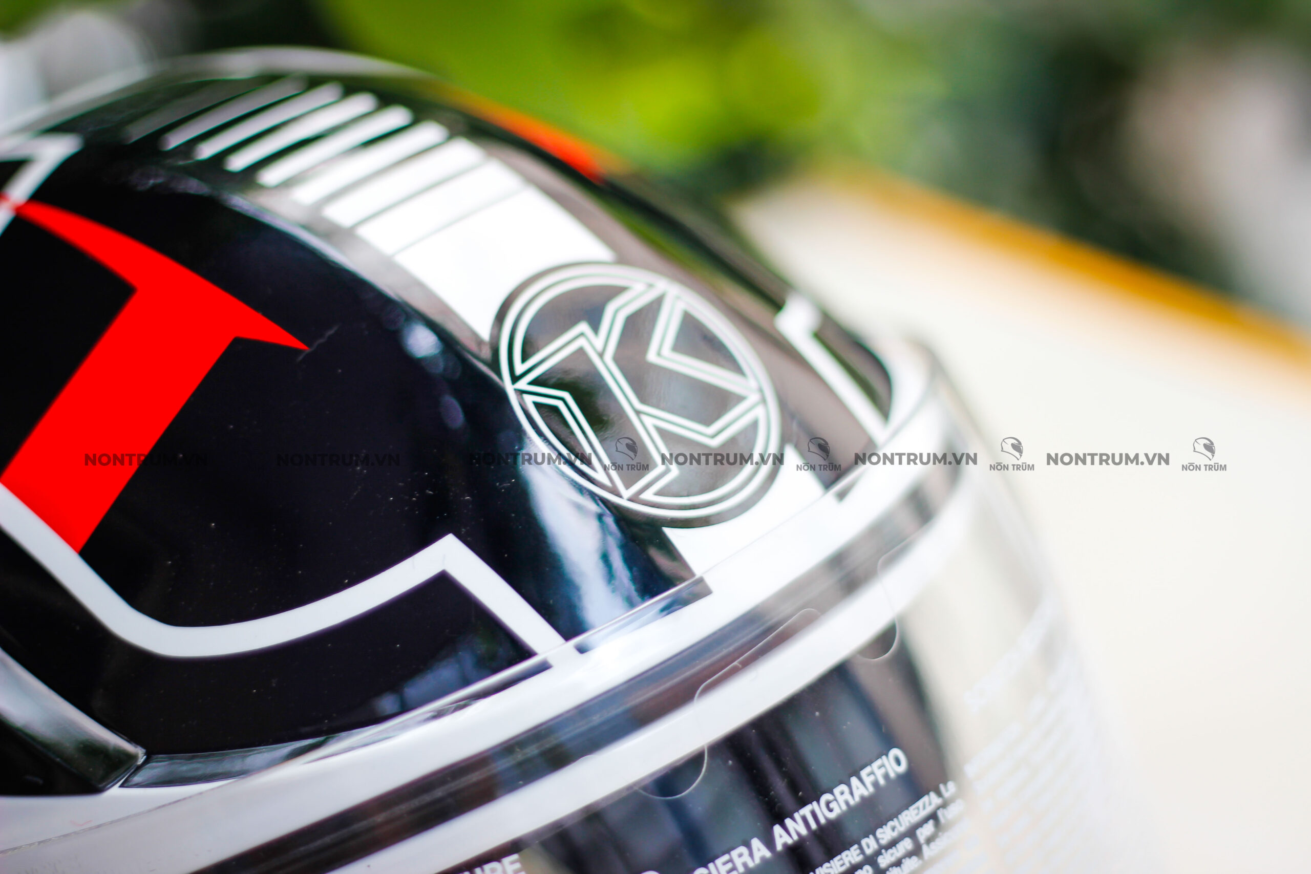 kyt tiger trắng đỏ