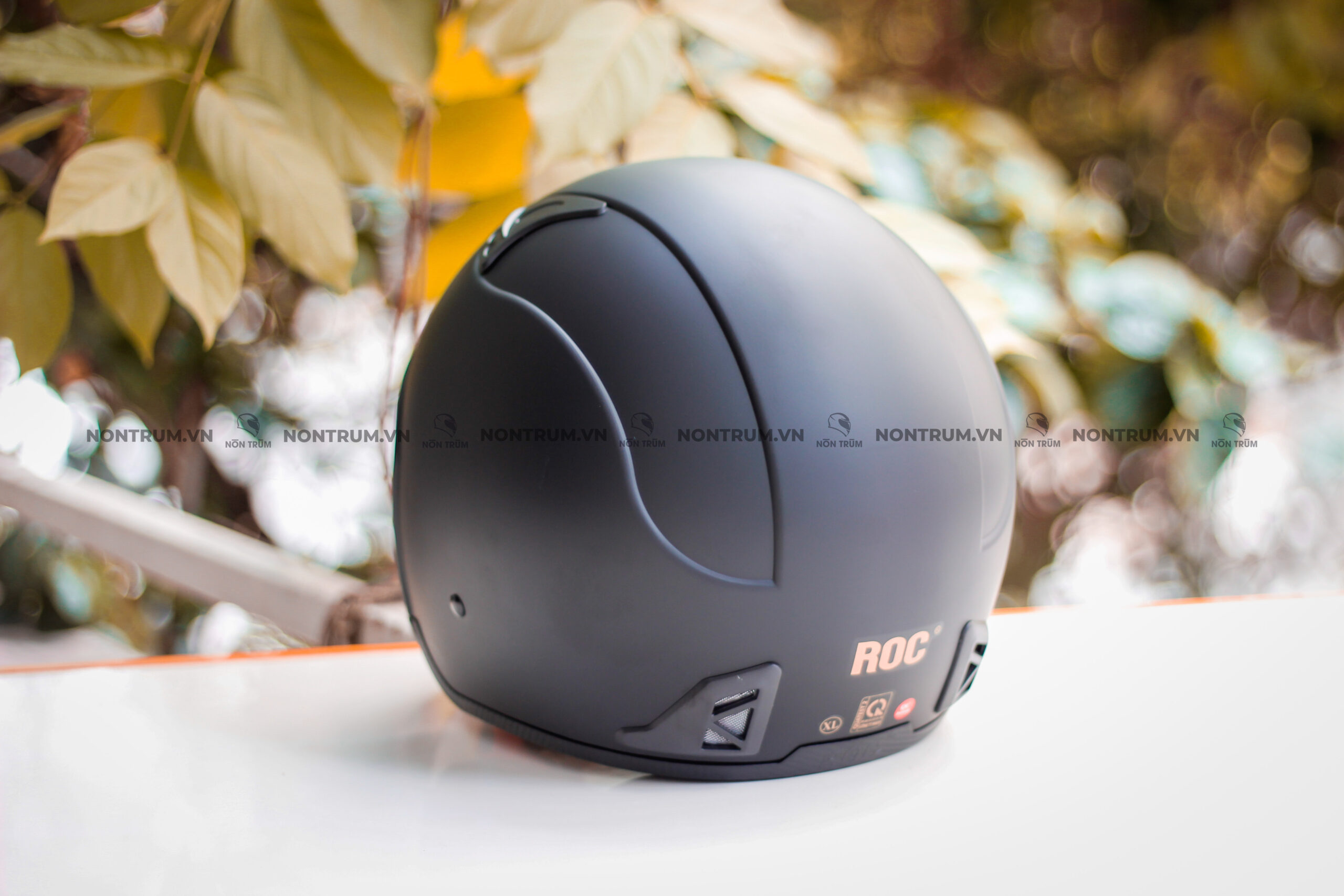 nón roc r139 đen nhám