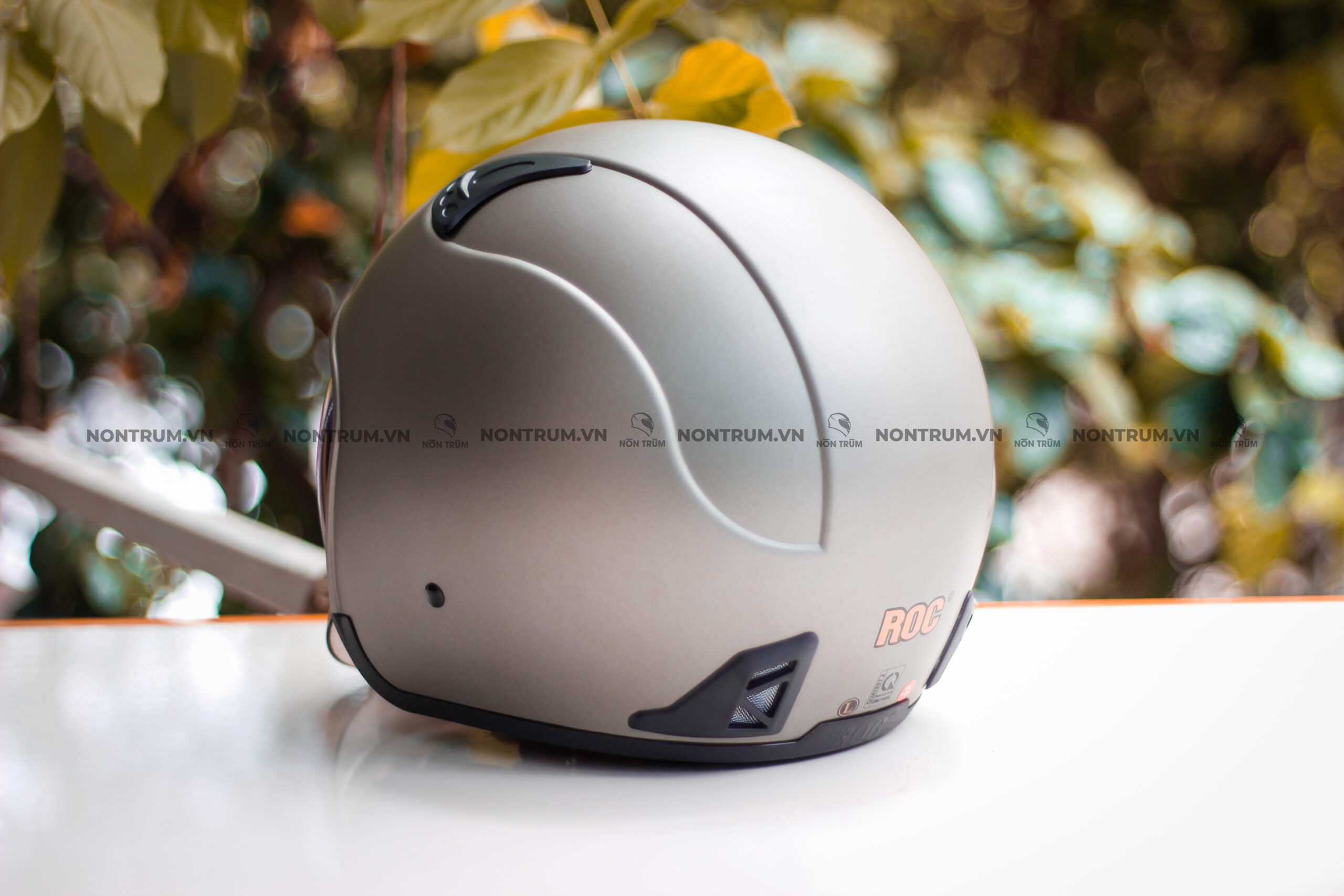 nón roc r139 xám nhám