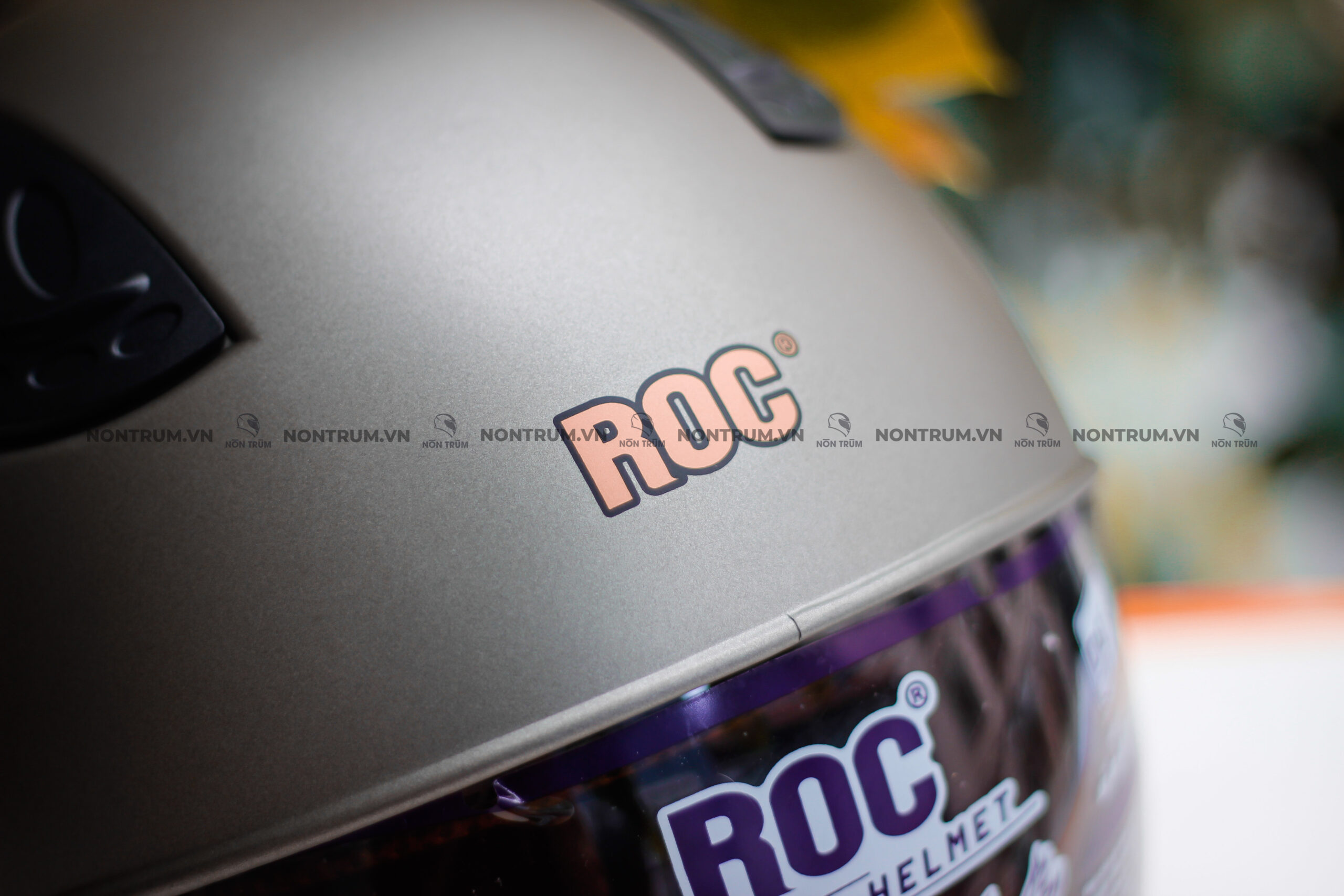 nón roc r139 xám nhám