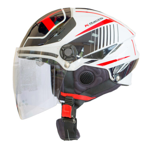 kyt tiger trắng đỏ
