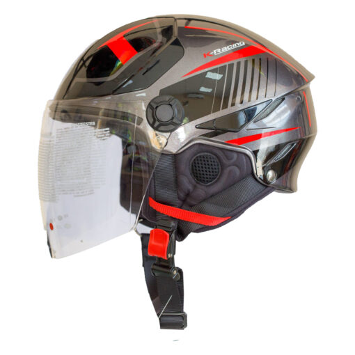 kyt tiger xám đỏ