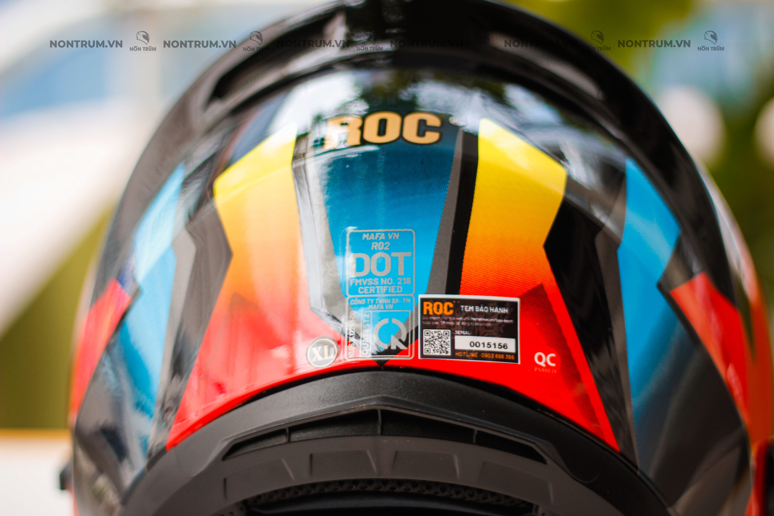 nón roc r02 ego bóng