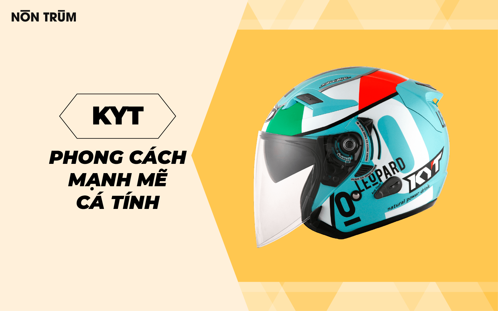 Mũ Bảo Hiểm 3/4 KYT