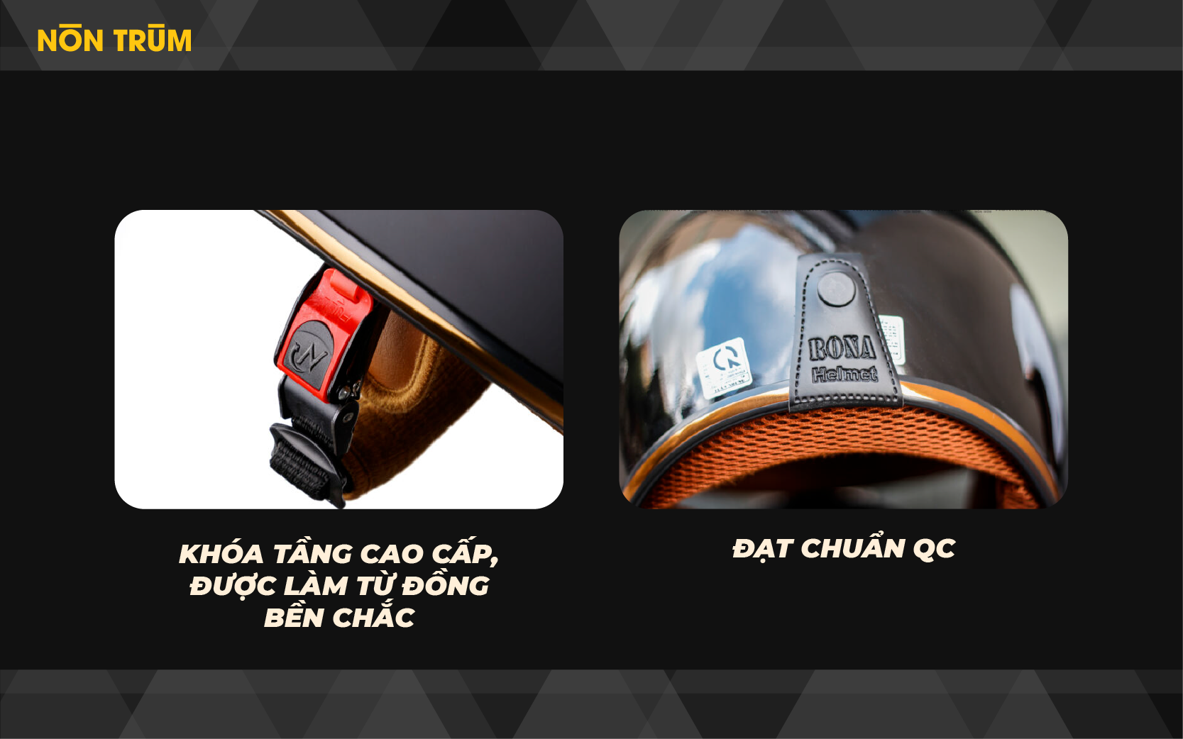 Khóa Mũ Bảo Hiểm Rona R8 và Chuẩn Kiểm Định